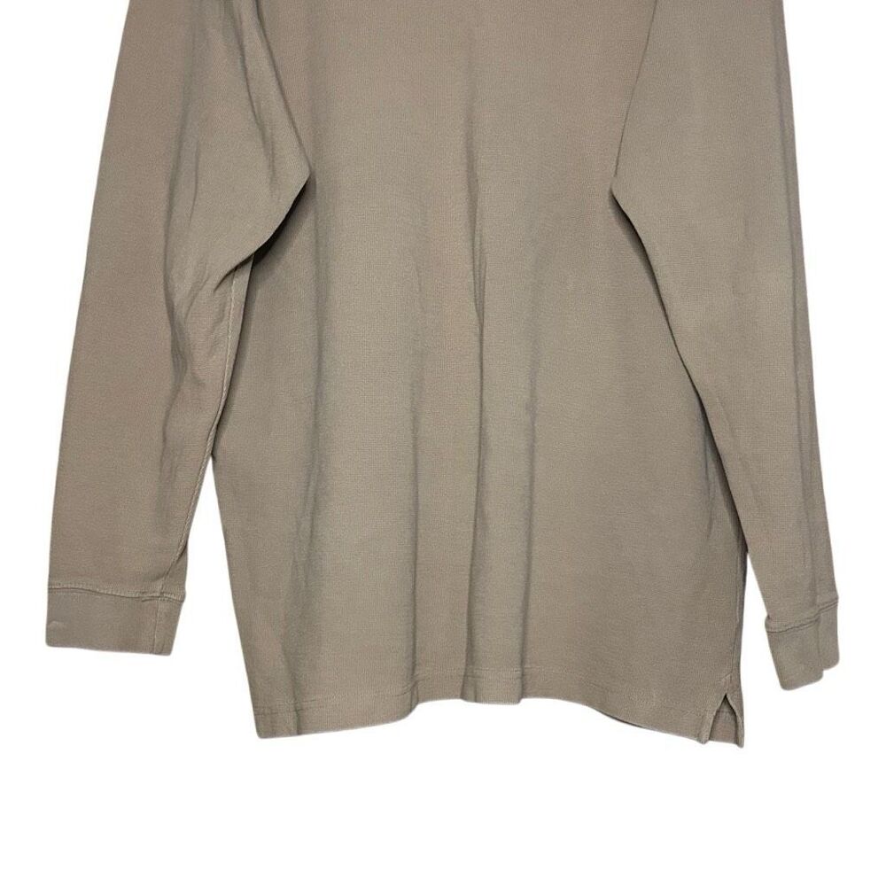 Carhartt Brown Long Sleeve Henley Utility Shirt Size 2XL Workwear Cotton - Picture 6 of 12